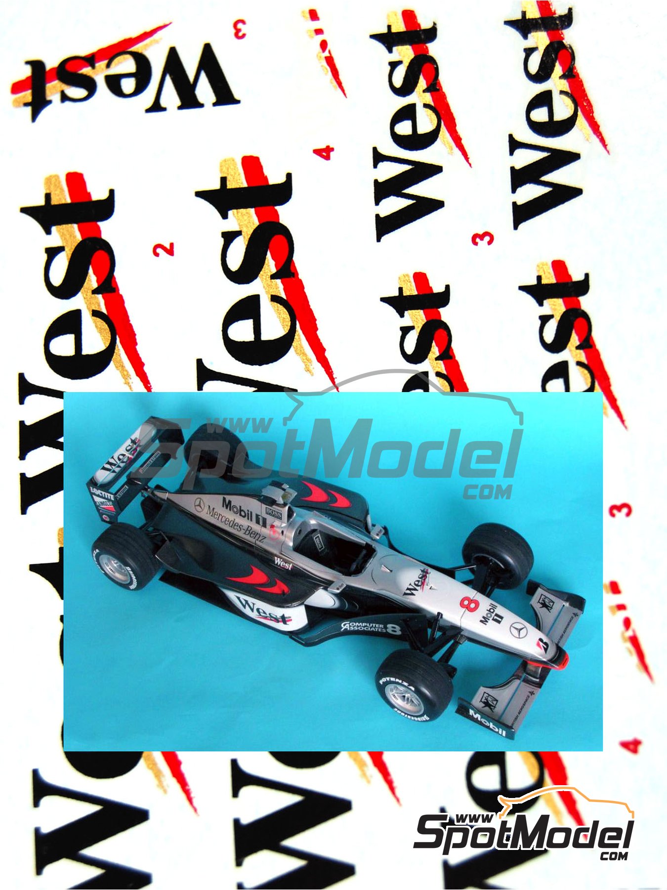 1/18 ＃７ McLaren MP4-13 WESTロゴ McLaren MP4/13 West Logo (for PMA) | HLJ.com